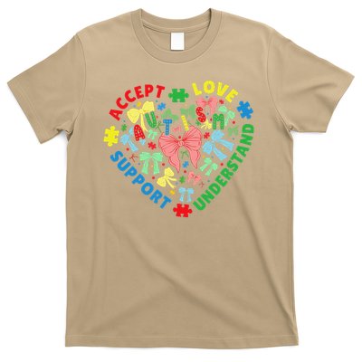 Autism Accept Understand Love Support Autism Awareness T-Shirt