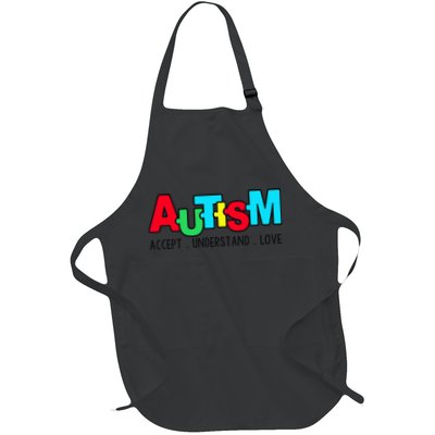 Autism, Accept Understand Love, Autism Awareness Apron