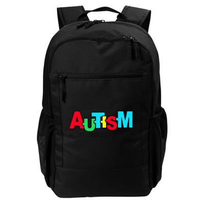 Autism, Accept Understand Love, Autism Awareness Backpack