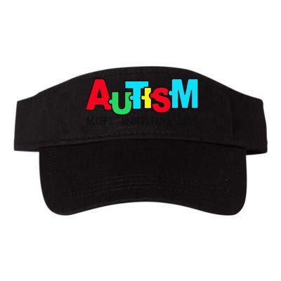 Autism, Accept Understand Love, Autism Awareness Visor