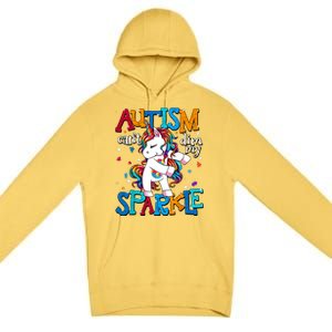 Autism Awareness Unicorn For Autism Mom Girl Premium Pullover Hoodie