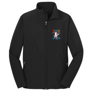 Autism Awareness Unicorn For Autism Mom Girl Core Soft Shell Jacket