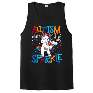 Autism Awareness Unicorn For Autism Mom Girl PosiCharge Competitor Tank