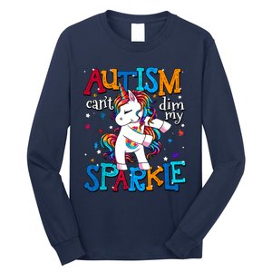 Autism Awareness Unicorn For Autism Mom Girl Long Sleeve Shirt