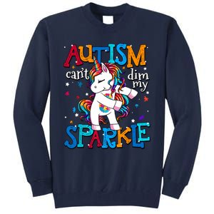 Autism Awareness Unicorn For Autism Mom Girl Tall Sweatshirt