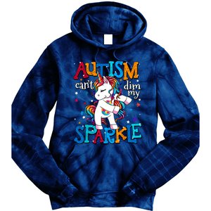 Autism Awareness Unicorn For Autism Mom Girl Tie Dye Hoodie