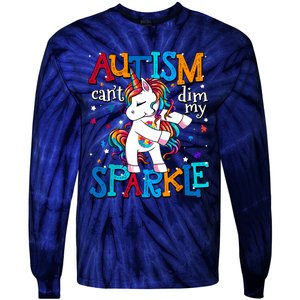 Autism Awareness Unicorn For Autism Mom Girl Tie-Dye Long Sleeve Shirt