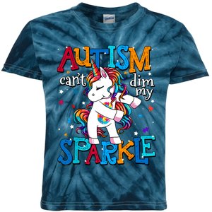 Autism Awareness Unicorn For Autism Mom Girl Kids Tie-Dye T-Shirt