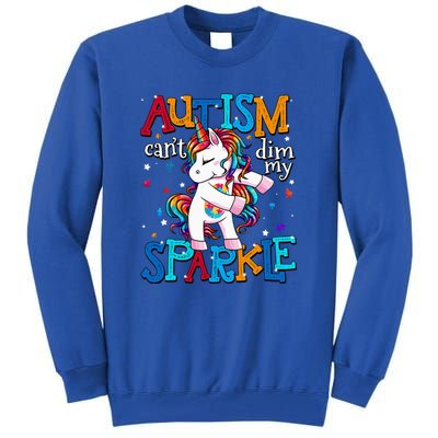 Autism Awareness Unicorn For Autism Mom Tall Sweatshirt