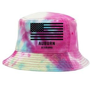 Auburn Alabama Usa American Flag Patriotic Tie-Dyed Bucket Hat