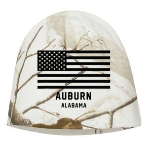 Auburn Alabama Usa American Flag Patriotic Kati - Camo Knit Beanie