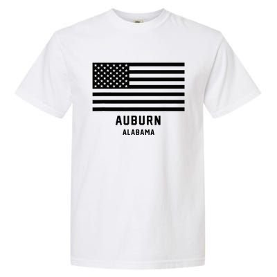 Auburn Alabama Usa American Flag Patriotic Garment-Dyed Heavyweight T-Shirt