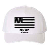 Auburn Alabama Usa American Flag Patriotic Yupoong Adult 5-Panel Trucker Hat