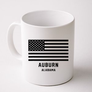 Auburn Alabama Usa American Flag Patriotic Coffee Mug