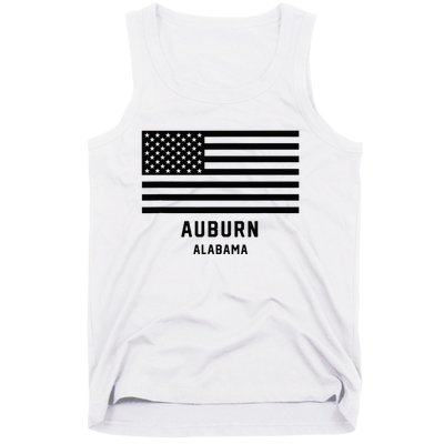 Auburn Alabama Usa American Flag Patriotic Tank Top