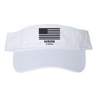 Auburn Alabama Usa American Flag Patriotic Valucap Bio-Washed Visor