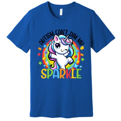 Autism Awareness Unicorn Gift For Autism Mom Funny Gift Premium T-Shirt