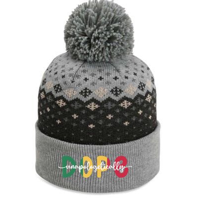 African American Unapologetically Dope Black History Month The Baniff Cuffed Pom Beanie