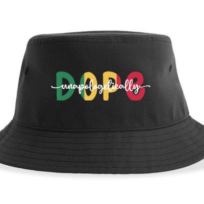 African American Unapologetically Dope Black History Month Sustainable Bucket Hat