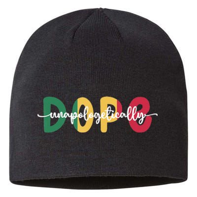 African American Unapologetically Dope Black History Month Sustainable Beanie