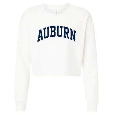 Auburn Cropped Pullover Crew