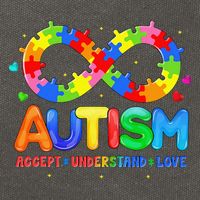 Autism Accept Understand Love Autism Awareness Cotton Canvas Backpack