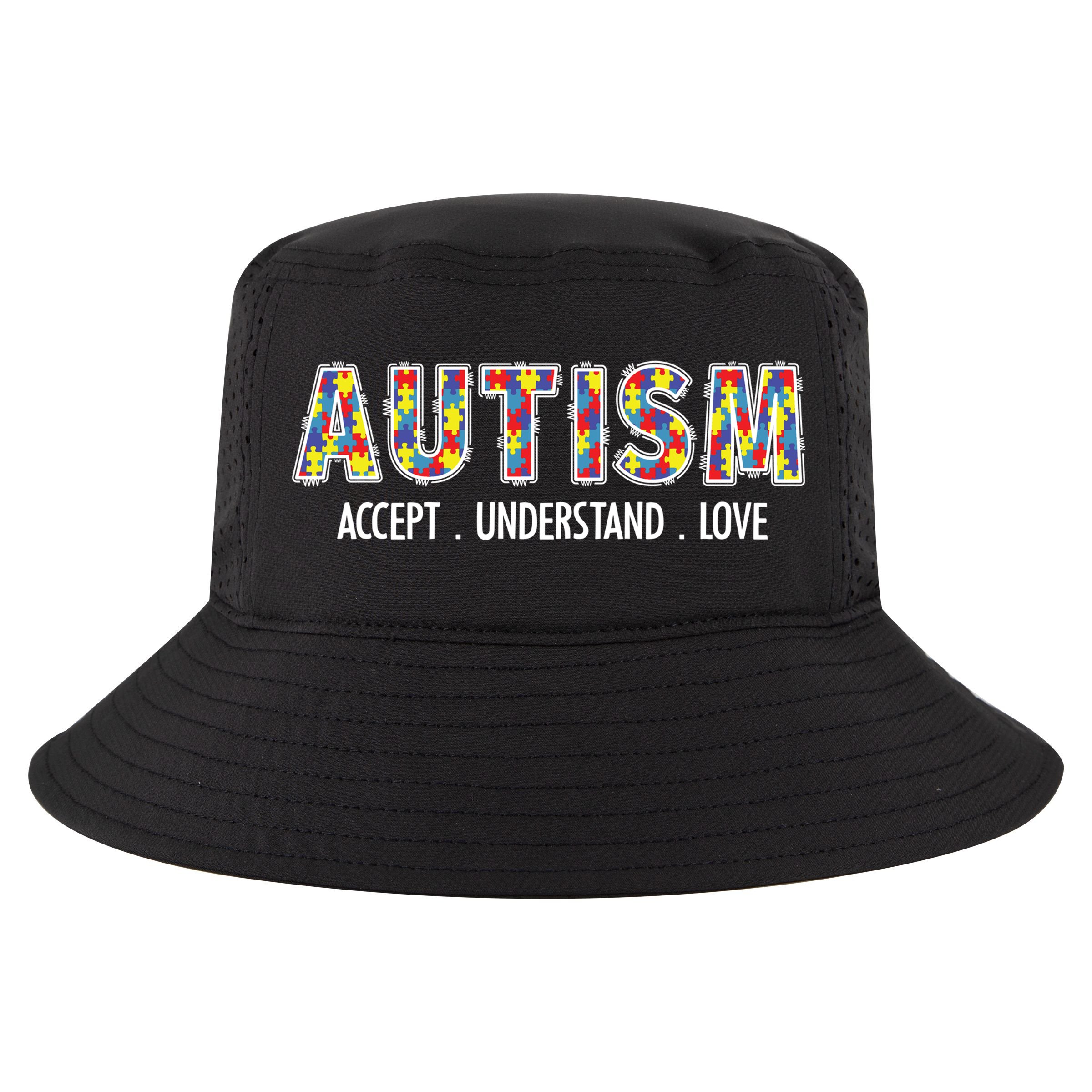 Autism Accept Understand Love Cool Comfort Performance Bucket Hat