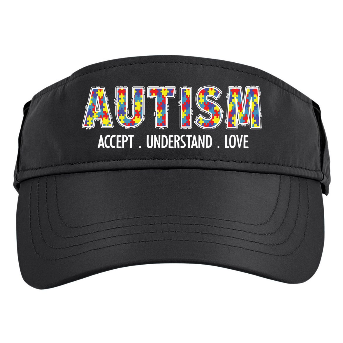 Autism Accept Understand Love Adult Drive Performance Visor