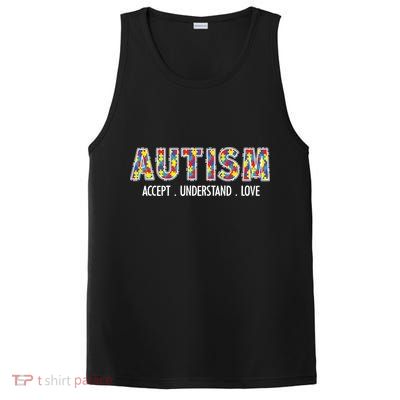 Autism Accept Understand Love PosiCharge Competitor Tank