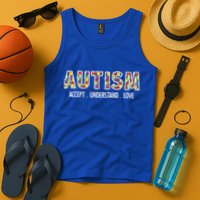 Autism Accept Understand Love Tank Top
