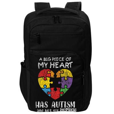 Autism Awareness Uncle Aunt Family Autistic Awareness Impact Tech Backpack