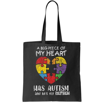 Autism Awareness Uncle Aunt Family Autistic Awareness Tote Bag