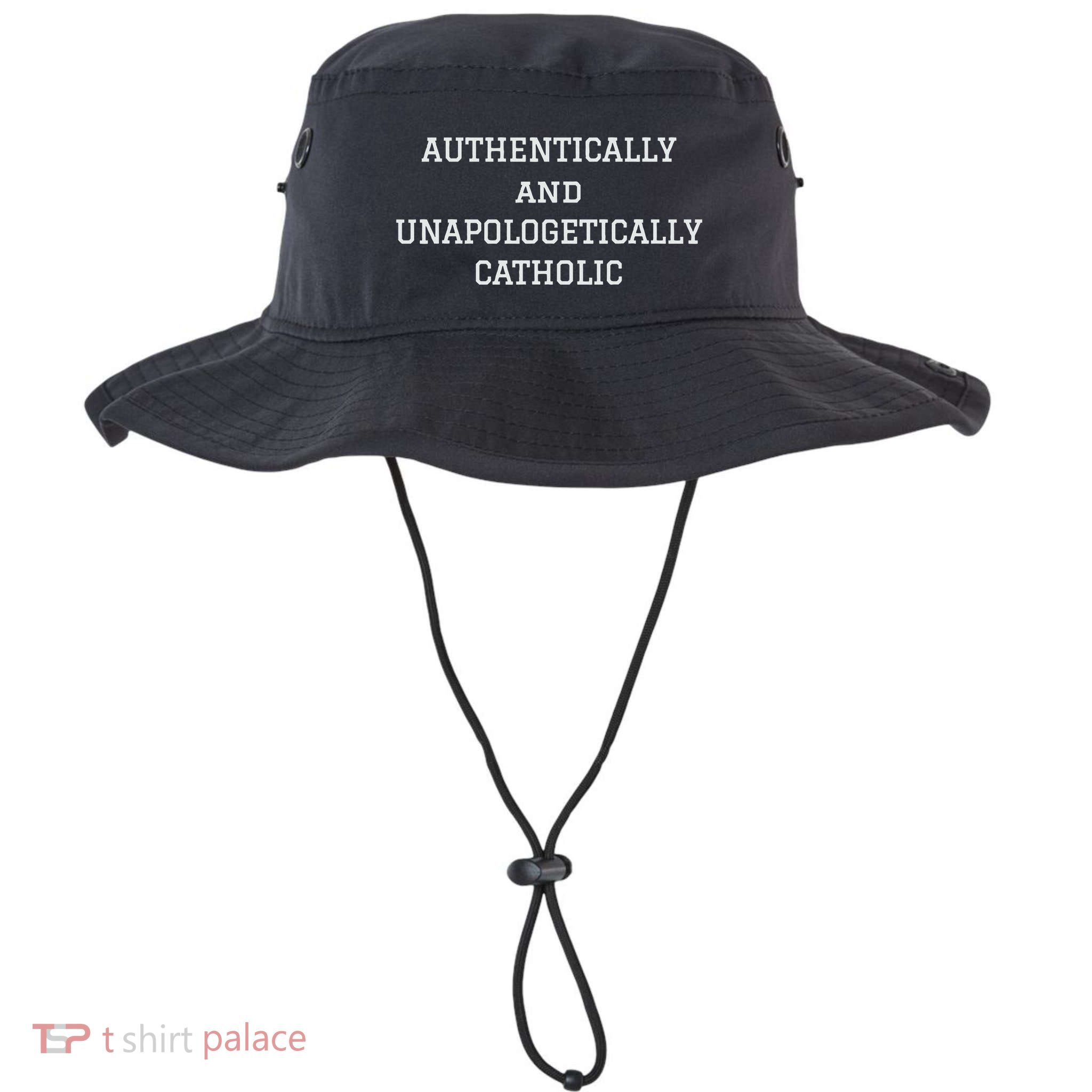 Authentically And Unapologetically Catholic Christian Faith Bucket Hat