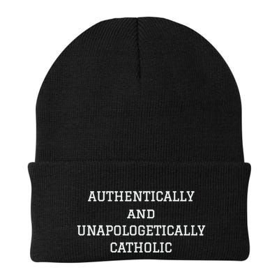 Authentically And Unapologetically Catholic Christian Faith Beanie