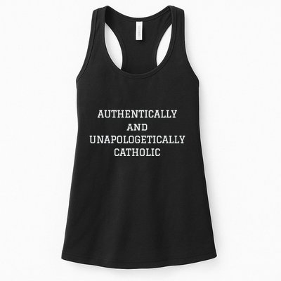 Authentically And Unapologetically Catholic Christian Faith Womens Tank Top