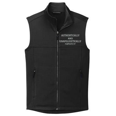 Authentically And Unapologetically Catholic Christian Faith Collective Smooth Fleece Vest