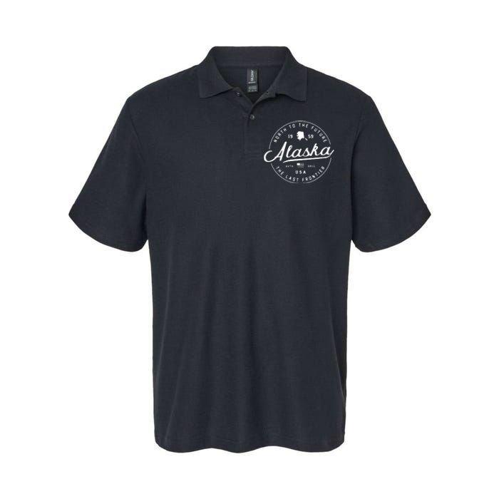 Alaska Ak Usa Softstyle Adult Sport Polo