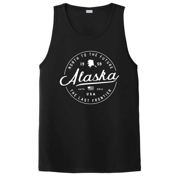 Alaska Ak Usa PosiCharge Competitor Tank