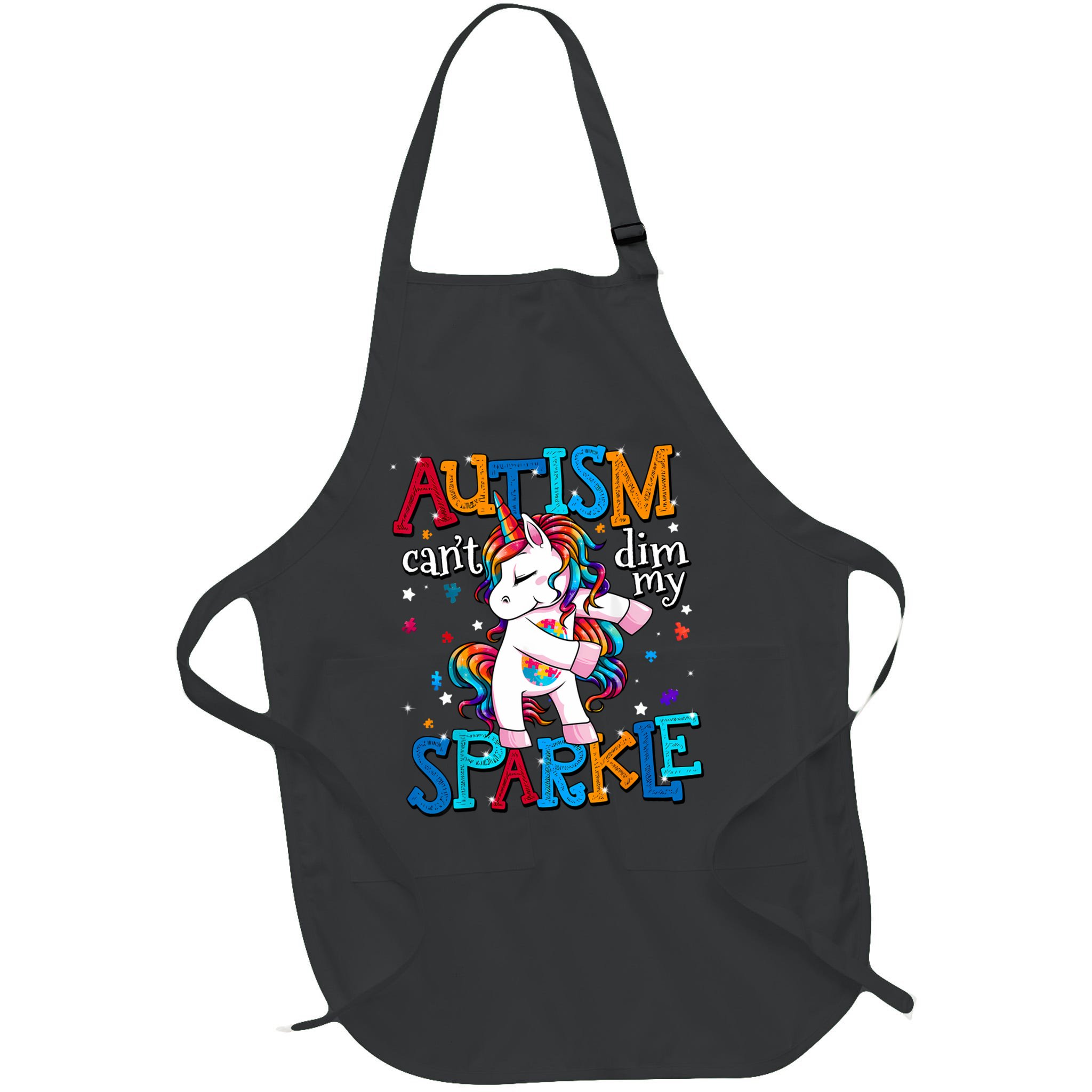 Autism Awareness Unicorn For Autism Mom Girl Apron