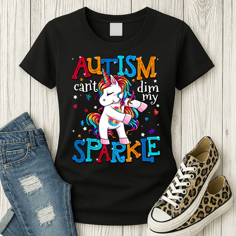 Autism Awareness Unicorn For Autism Mom Girl Womens T-Shirt