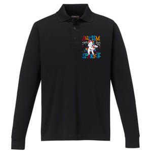 Autism Awareness Unicorn For Autism Performance Long Sleeve Polo