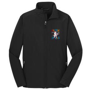 Autism Awareness Unicorn For Autism Core Soft Shell Jacket