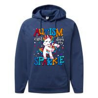 Autism Awareness Unicorn For Autism Performance Fleece Hoodie