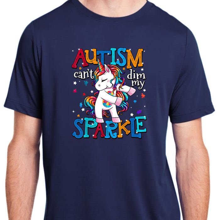 Autism Awareness Unicorn For Autism Adult ChromaSoft Performance T-Shirt