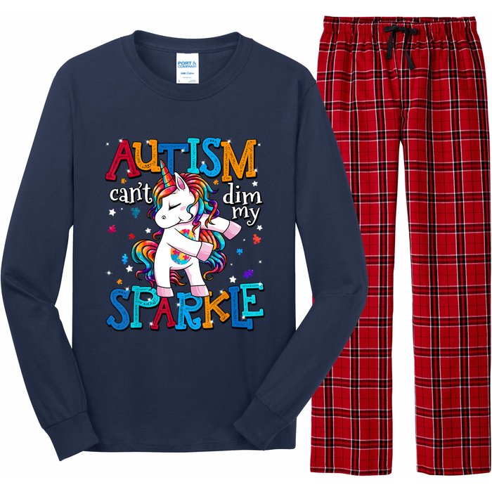 Autism Awareness Unicorn For Autism Long Sleeve Pajama Set