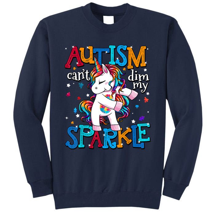 Autism Awareness Unicorn For Autism Tall Sweatshirt