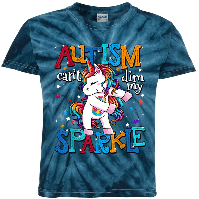 Autism Awareness Unicorn For Autism Kids Tie-Dye T-Shirt