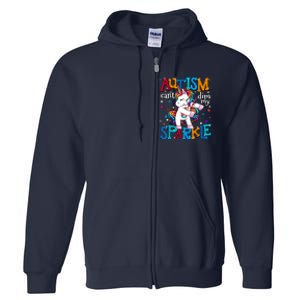 Autism Awareness Unicorn For Autism Full Zip Hoodie