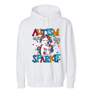 Autism Awareness Unicorn For Autism Garment-Dyed Fleece Hoodie