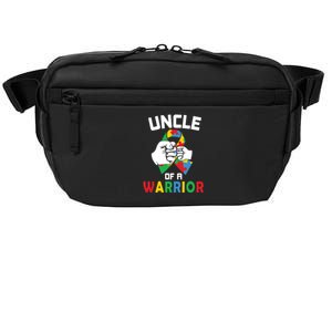 Autism Awareness Uncle Of The Warrior Autism Ribbon Puzzle Crossbody Pack